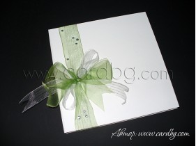 Сватбена книга в зелено, резида Сватбена книга в зелено, резида