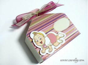 Кутия за бонбони за кръщене 4003
